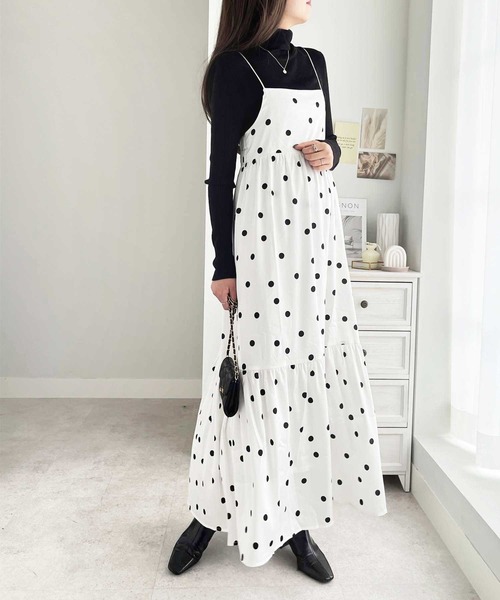 セール】ドット柄キャミワンピース（ワンピース）｜GeeRA（ジーラ）の