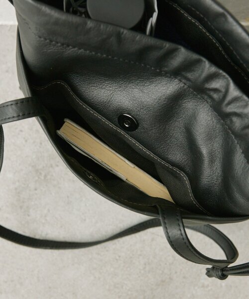 セール】《本革》シンプル巾着トートバッグS（トートバッグ）｜ear