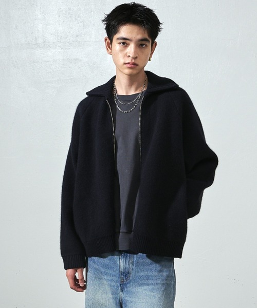 Lui's（ルイス）の「接結ニットブルゾン（ニット/セーター）」 - WEAR