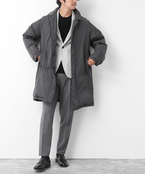 セール】【TAION/タイオン】別注ダウンステンカラーコート（ダウン