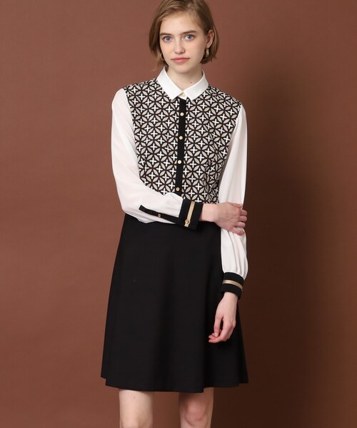 DRESSTERIOR（ドレステリア）の「◇オーバーラップサークルシャツ