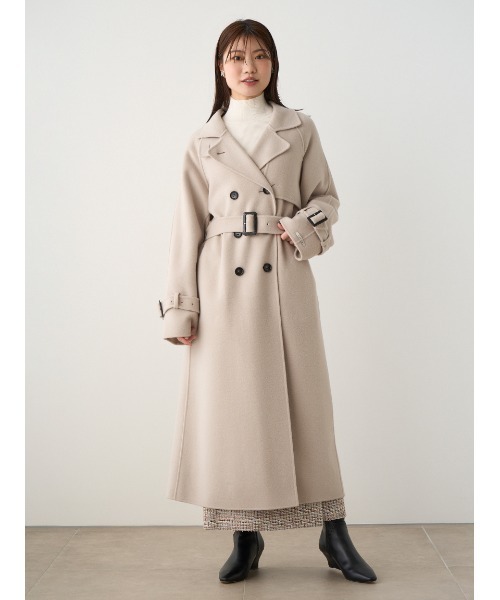 CELFORD（セルフォード）の「ウール混リバートレンチコート（トレンチ