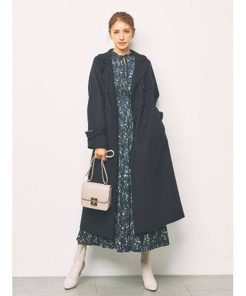 CELFORD（セルフォード）の「ウール混リバートレンチコート（トレンチ