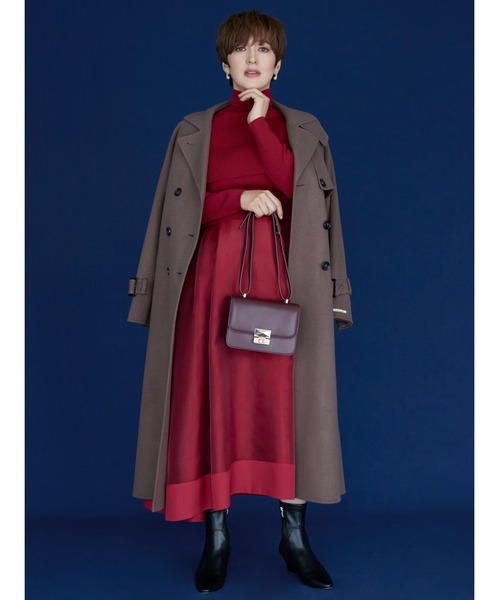 CELFORD（セルフォード）の「ウール混リバートレンチコート（トレンチ