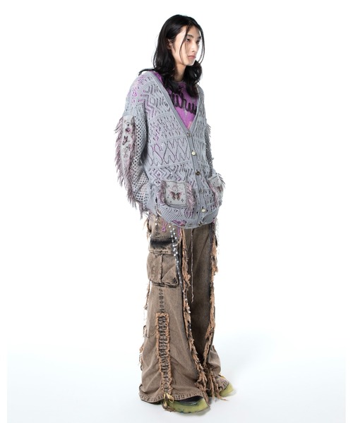 rurumu:（ルルムウ）の「rurumu:/ルルムウ/revival fringe knit