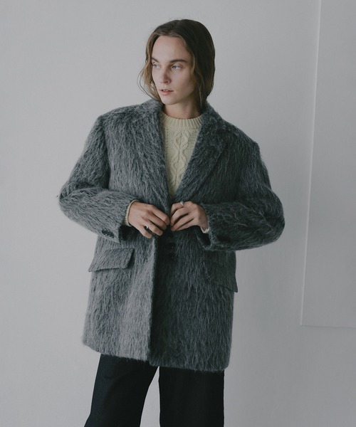 SHAGGY TAILORED OVER JACKET（テーラードジャケット）｜MANOF（マノフ