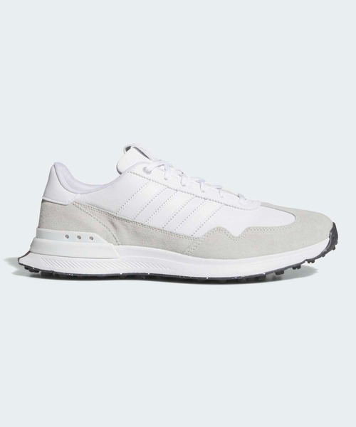 L*t様 アディダス スパイクレス ゴルフシューズ【ライトグレー/26