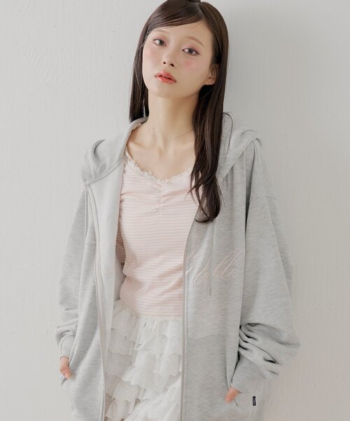 セール】前後2wayレースギャザーロンT（Tシャツ/カットソー）｜Chico