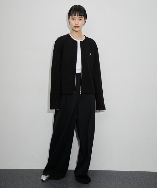 WEB限定】【agnes b. pour ADAM ET ROPE'】CARDIGAN CLASSIQUE ZIP