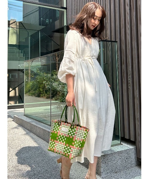 SNIDEL HOME（スナイデルホーム）の「カシュクールダブルガーゼ