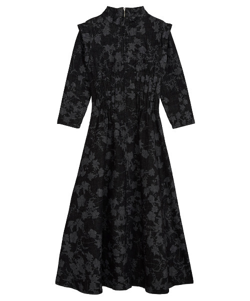 Ameri（アメリ）の「KEILY FLOWER DENIM DRESS（ワンピース）」 - WEAR