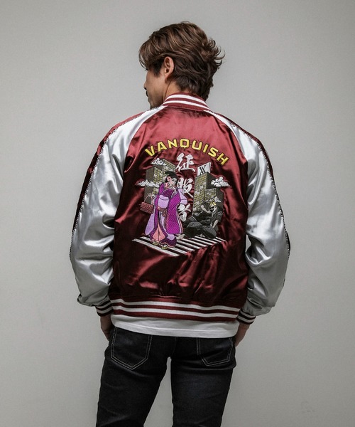VANQUISH / ヴァンキッシュ 浮世絵 スーベニア ジャケット（ブルゾン
