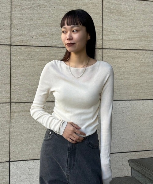 TODAYFUL（トゥデイフル）の「Compact Smooth Knit（ニット/セーター