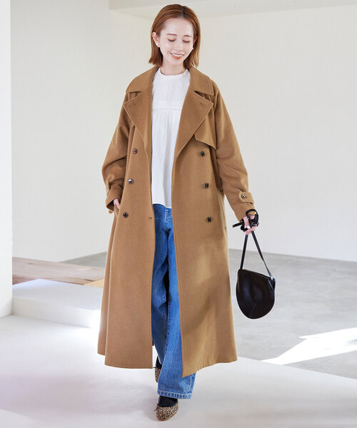 SLOBE IENA（スローブイエナ）の「カシミヤ混ウールトレンチコート