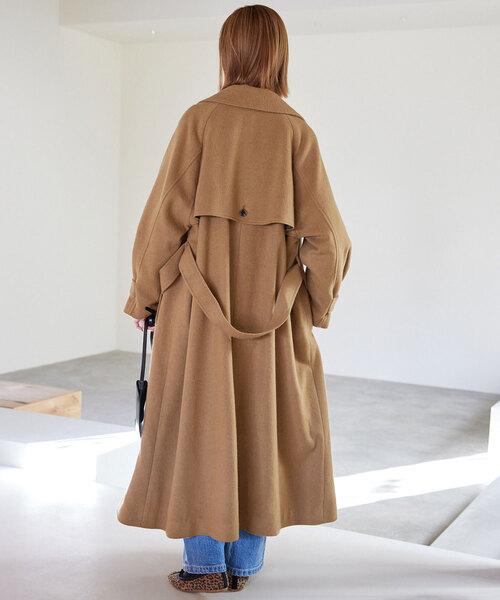 SLOBE IENA（スローブイエナ）の「カシミヤ混ウールトレンチコート
