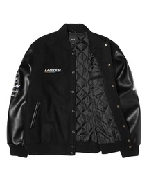 HUF（ハフ）の「HUF X GREDDY VARSITY JACKET（スタジャン）」 - WEAR