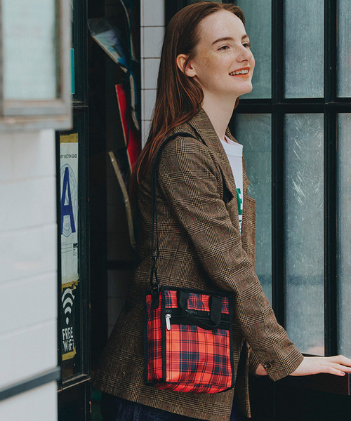 LeSportsac（レスポートサック）の「MINI N/S TOTE レッドタータン