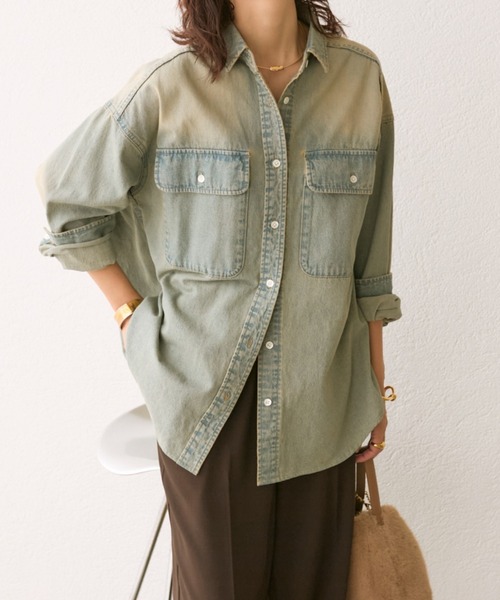 RIVE DROITE（リヴドロワ）の「MONN.:./ビッグデニムシャツ（シャツ