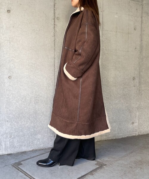 SHIPS（シップス）の「TERRAOЯY For SHIPS:フェイクムートンコート