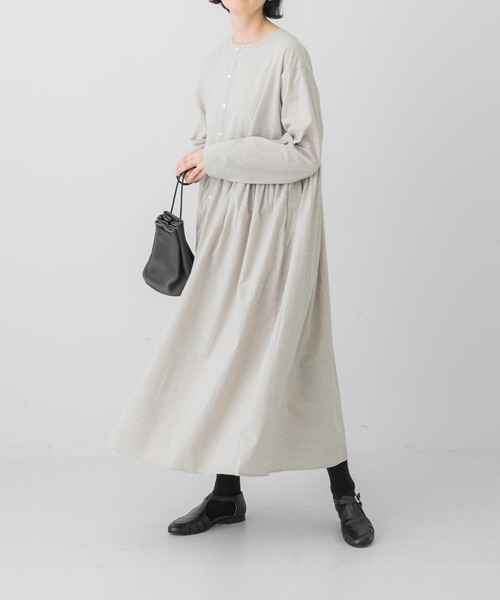 かぐれ（カグレ）の「ウエストギャザーワンピース（ワンピース）」 - WEAR