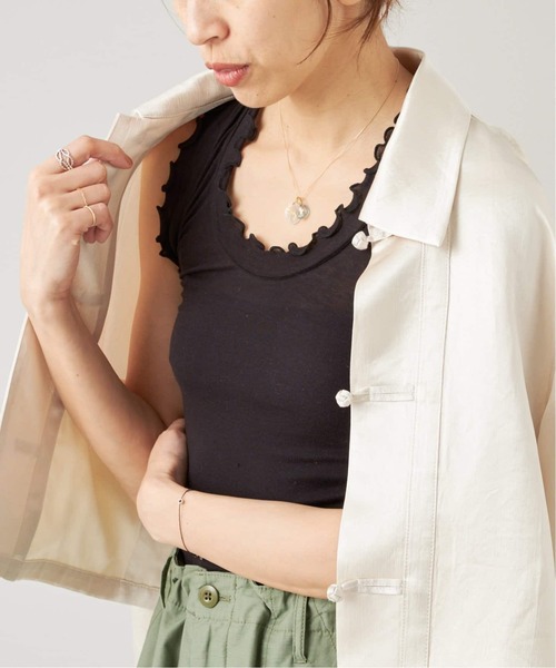 seamless basic./シームレスベーシック Flounce タンクトップ（タンク