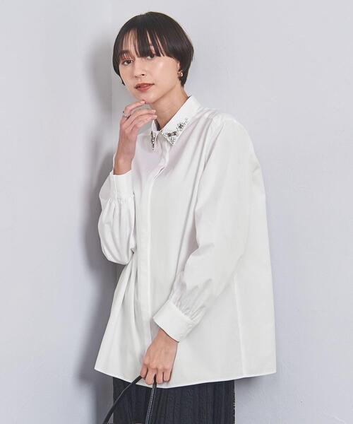 UNITED ARROWS（ユナイテッドアローズ）の「ビジュー シャツブラウス