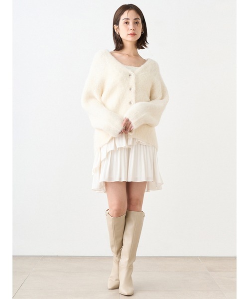 SNIDEL（スナイデル）の「プリーツティアードミニスカート（スカート