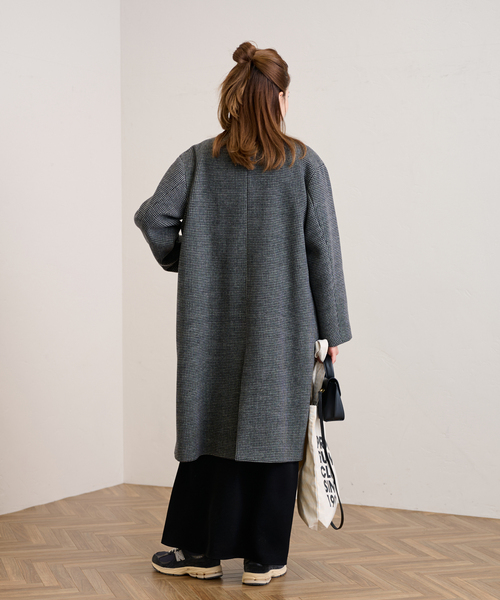 セール】ミニチェックコート（その他アウター）｜FRAMeWORK（フレーム