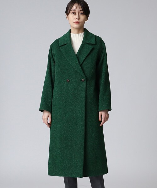 INDIVI（インディヴィ）の「◇【日本製/メランジ】ウールアルパカ混