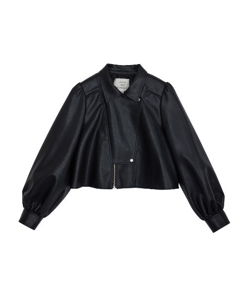 Ameri（アメリ）の「LADY GATHER RIDERS JACKET（ライダースジャケット