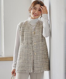 23区｜ニジュウサンク（レディース）のジャケット/アウター（ツイード