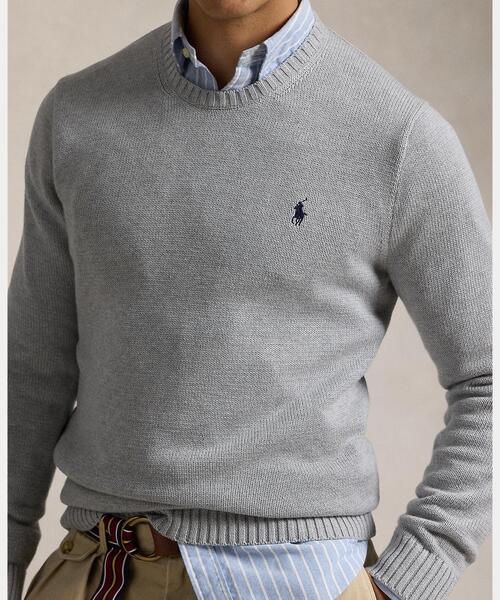 コットン クルーネック セーター（ニット/セーター）｜POLO RALPH