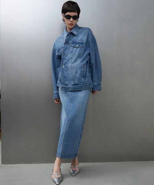 JOSE MOON（ジョゼムーン）の「DENIM LONG SKIRT/デニムロングスカート