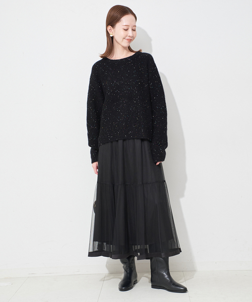 スパンコールニット（ニット/セーター）｜SLOBE IENA（スローブイエナ