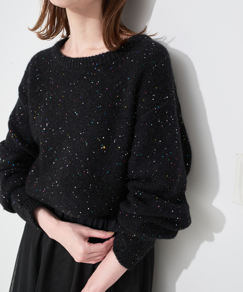 スパンコールニット（ニット/セーター）｜SLOBE IENA（スローブイエナ