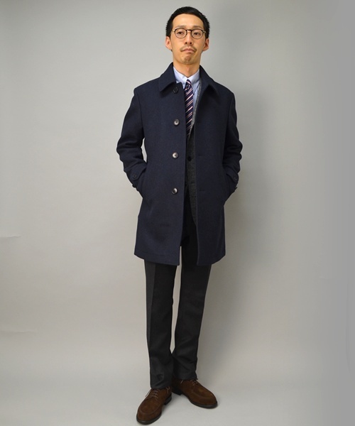 SHIPS（シップス）の「SD: ダブルフェイス メルトン カーコート