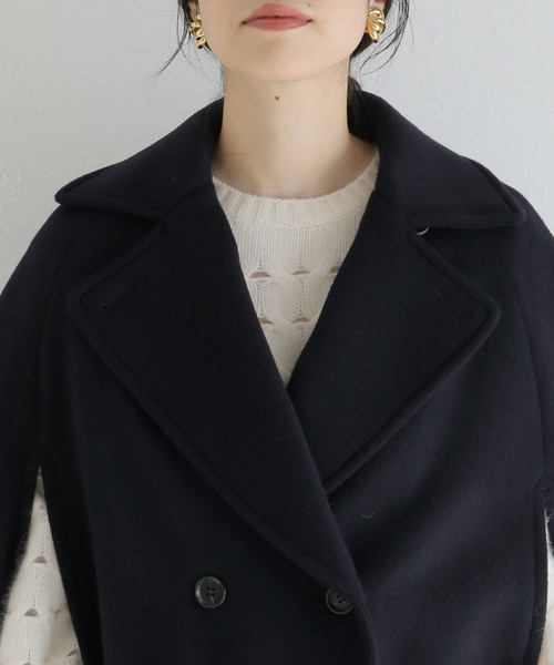 IENA（イエナ）の「二重織シャルムビーバーケープコート（その他