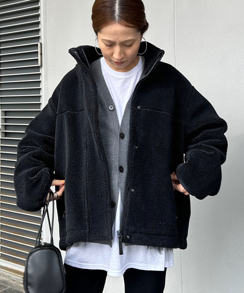 セール】≪追加≫ウールボアスタンドブルゾン3（その他アウター