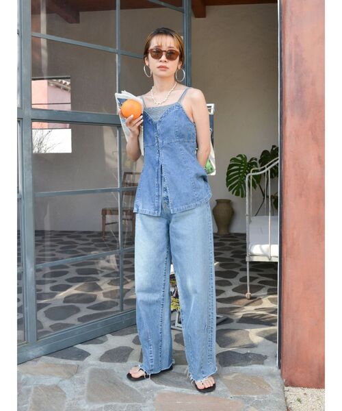 Ungrid（アングリッド）の「デザインタックカーブデニム（デニムパンツ