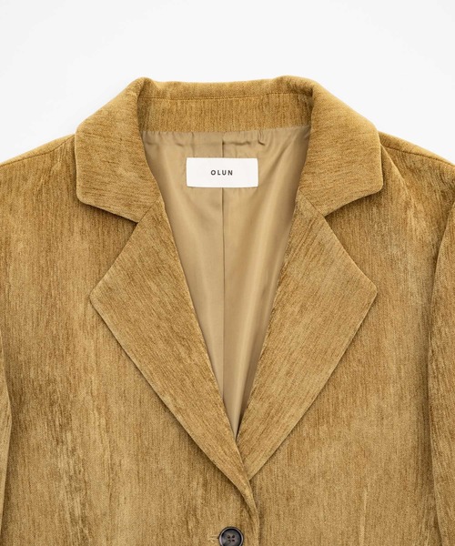 OLUN（オルン）の「Loose basic mall jacket / ルーズベーシックモール