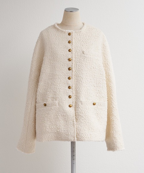 PUAL CE CIN（ピュアルセシン）の「アソート ツイードノーカラー