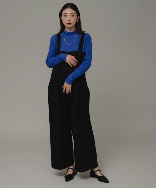 セール】ハイウエストタックサロペット（サロペット/オーバーオール