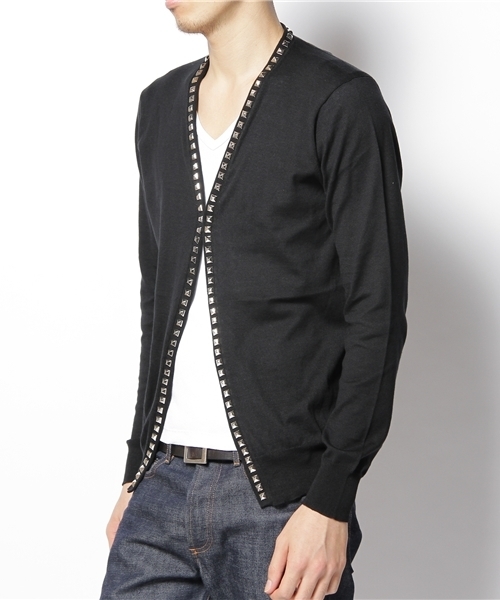 HYSTERIC GLAMOUR（ヒステリックグラマー）の「スタッズ付カーディガン