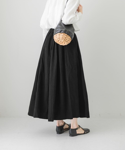 かぐれ（カグレ）の「コットンリネンジャガードスカート（スカート