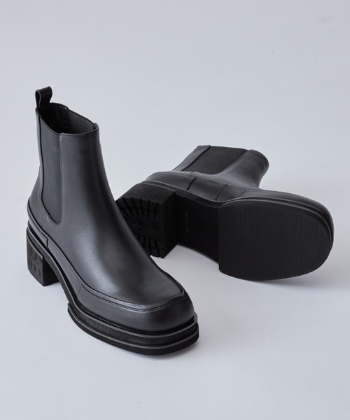 Lui's ルイス メンズ ショートブーツ 新品 サイズ43 黒 本革 Lui's