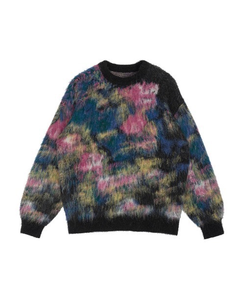 セール】WILTED FLOWER MOHAIR JACQUARD KNIT TOP（ニット/セーター