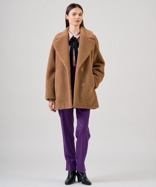 ANAYI（アナイ）の「キャメルボアコクーンコート（その他アウター