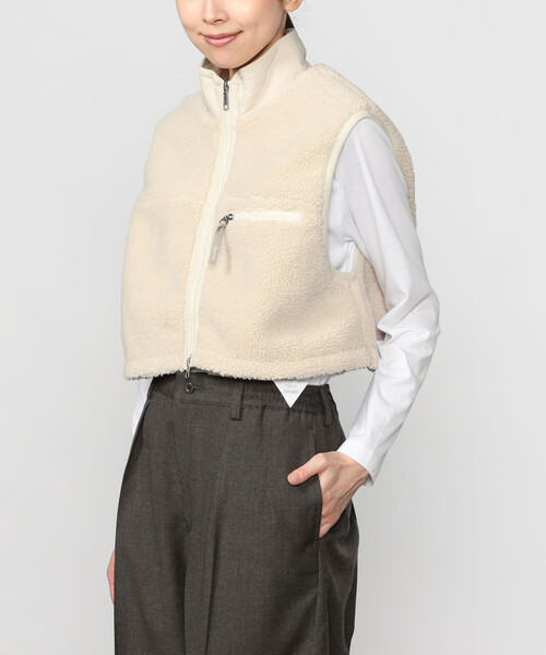 Gymphlex | ライトボア ショートベスト WOMEN（その他アウター