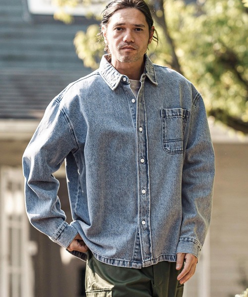 セ*ナ様 BBCO ビビコ デニムシャツ 46 M セ*ナ様 BBCO ビビコ