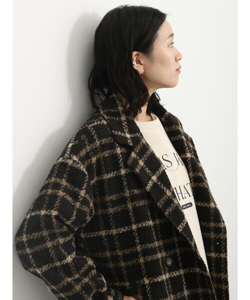 Samansa Mos2 blue（サマンサモスモスブルー）の「ツイードチェックP